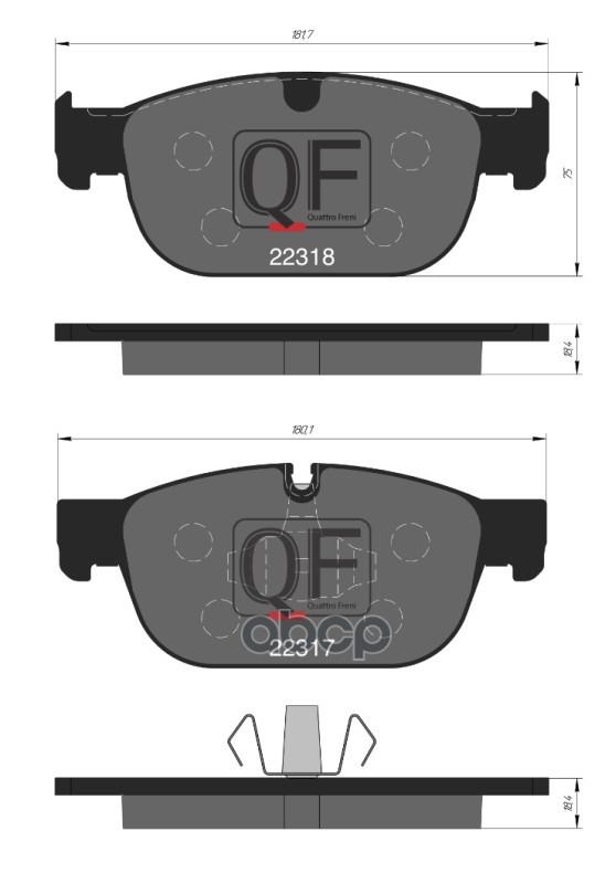 Колодки Тормозные QUATTRO FRENI арт. QF508900