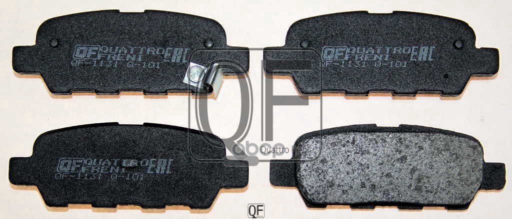 Колодки тормозные дисковые к-т QUATTRO FRENI арт. qf63102