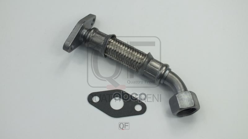 Трубка турбины маслоподающая QUATTRO FRENI арт. qf64a00006