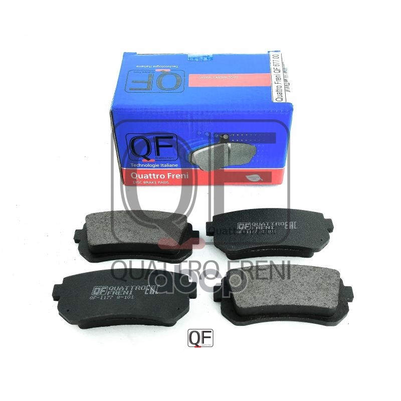 Колодки тормозные дисковые к-т QUATTRO FRENI арт. qf67700