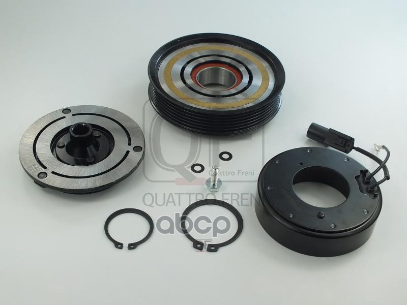 Муфта компрессора кондиционера в сборе QUATTRO FRENI арт. qf80q00194