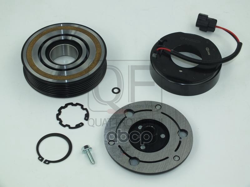 Муфта компрессора кондиционера в сборе QUATTRO FRENI арт. qf80q00220