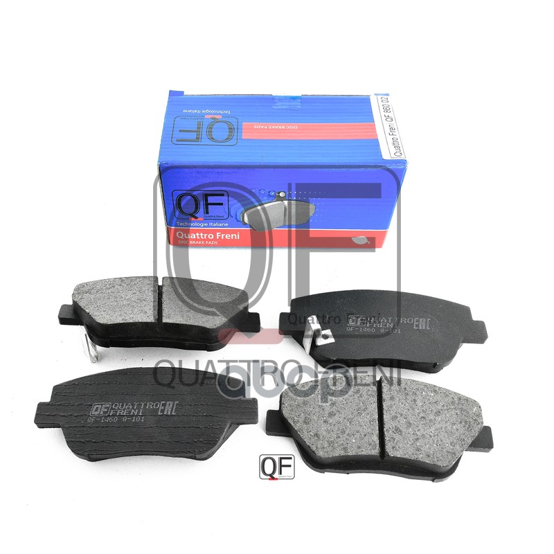 Колодки тормозные дисковые к-т QUATTRO FRENI арт. qf86002