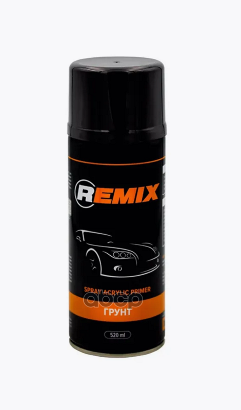 Грунт акриловый аэрозоль серый, 520 мл REMIX RMSPR01 REMIX арт. RMSPR01