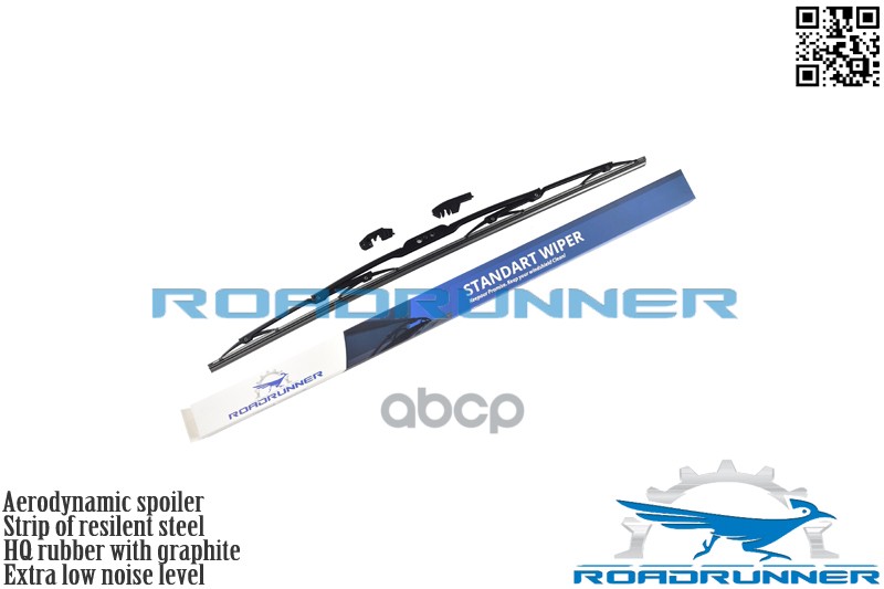 Щетка Стеклоочистителя 600 Мм Каркасная 1 Шт Roadrunner Standart Wiper Rr600fs ROADRUNNER арт. RR-600-F-S