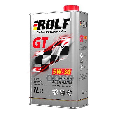 ROLF Масло моторное синтетическое GT 5W30 SL/CF, A3/B4 1л