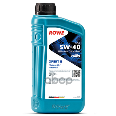 ROWE Масло Моторное Синтетическое Hightec Xpert Ii 5W-40 , 1Л