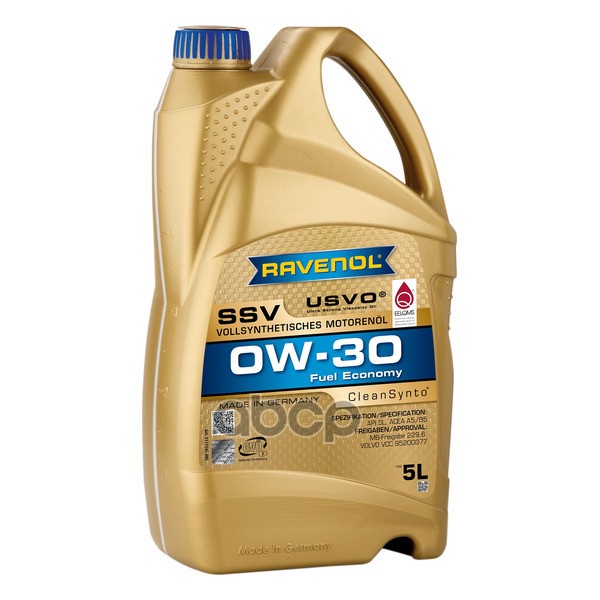 Ravenol Моторное Масло Ravenol Ssv Fuel Economy 0W-30 5Л 1111145005