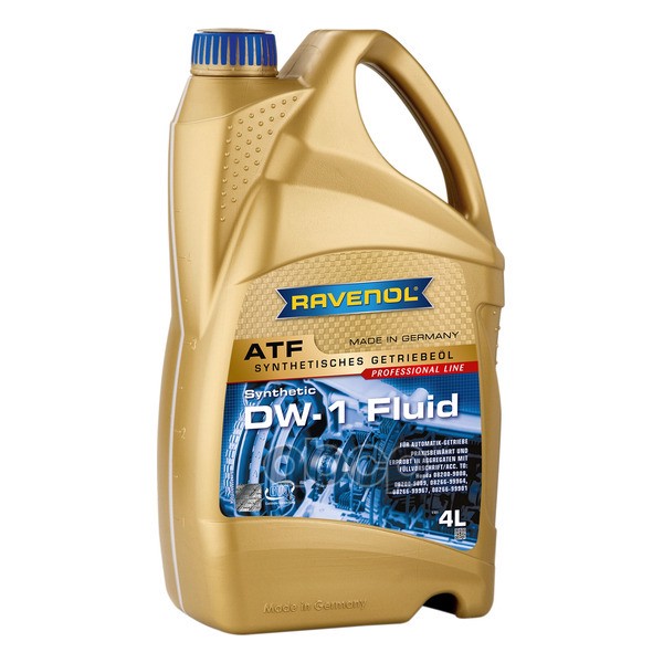 Трансмиссионное Масло Ravenol Atf Dw-1 Fluid (4 Л) New 1211125-004-01-999 Ravenol арт. 121112500401999