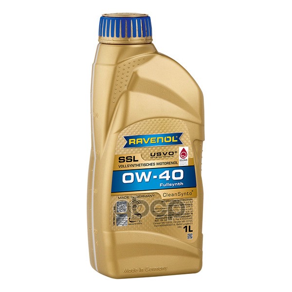 Масло моторное Super Synthetik Oel SSL SAE 0W-40 (1л) Ravenol арт. 4014835718715