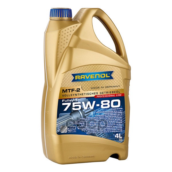 Масло трансмиссионное MTF -2 SAE 75W-80 (4л) Ravenol арт. 4014835719798