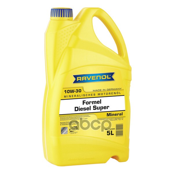 Ravenol Моторное масло RAVENOL Formel Diesel Super 10W-30 5л (112320500501999) 4014835726253