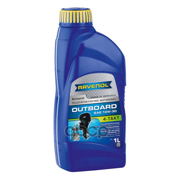 Масло моторное Ravenol Outboardoel 4T 10W-30 1 л 4014835729018 Ravenol арт. 4014835729018