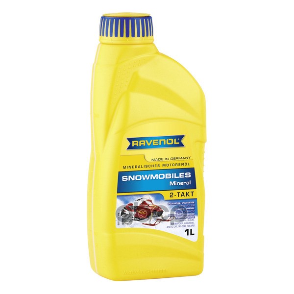 Масло Для 2-Такт Снегоходов Snowmobiles Mineral 2-Takt (1Л) Ravenol арт. 4014835729513