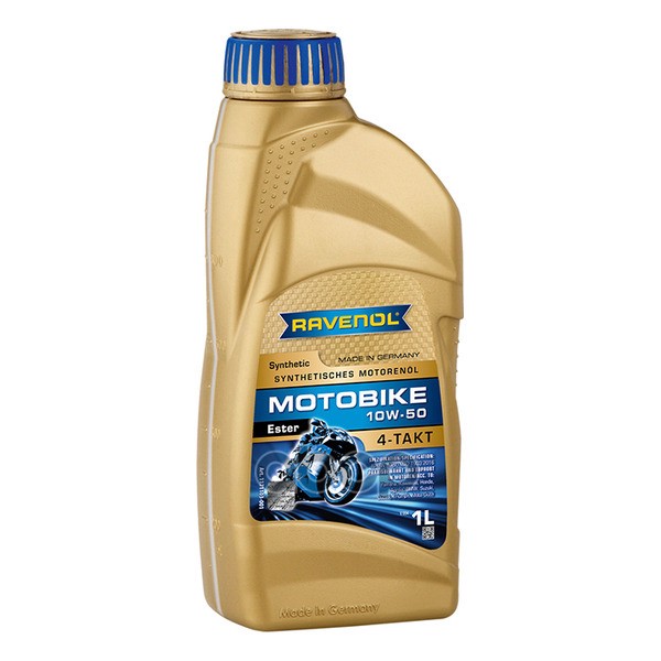 Масло моторное Motobike 4-T Ester SAE 10W-50 (1л) Ravenol арт. 4014835730816
