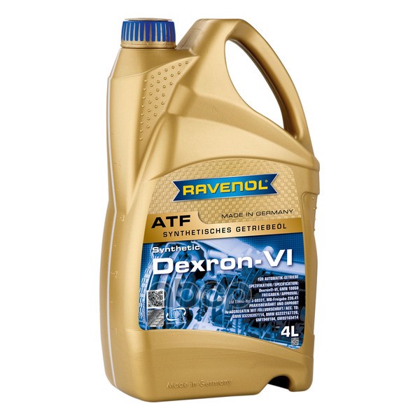 Масло трансмиссионное Ravenol ATF Dexron VI синтетическое 4 л 4014835732292 Ravenol арт. 4014835732292