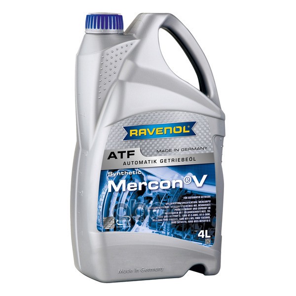 Трансмиссионное масло RAVENOL ATF Mercon V 4л (121210100401999) 4014835732995 Ravenol арт. 4014835732995