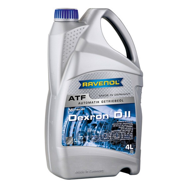 Масло трансмиссионное ATF Dexron DII (4л) Ravenol арт. 4014835733596