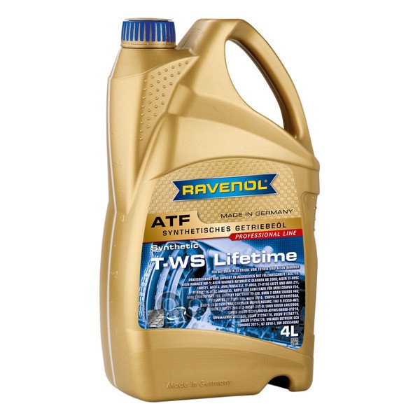 Трансмиссионное масло RAVENOL ATF T-WS Lifetime Fluid 4л (121110600401999) 4014835743397 Ravenol арт. 4014835743397