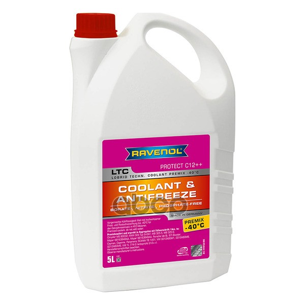 Антифриз Готовый К Прим. Лила Ltc Lobrid Technology Coolant Premix -40° C12++ (5Л) Ravenol арт. 4014835756151