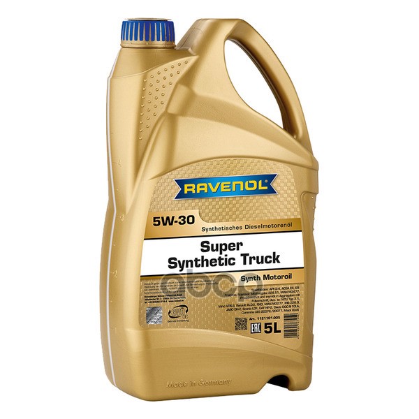 Ravenol Моторное масло RAVENOL Super Synthetic Truck 5W-30 5л (112110100501999) 4014835767959