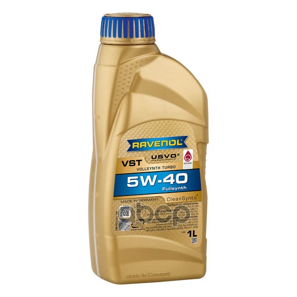 Ravenol Масло моторное Ravenol VST 5W-40 1 л 111113600101999