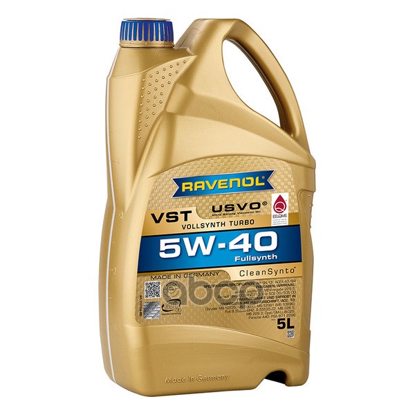 Масло моторное VST SAE 5W-40 (5л) Ravenol арт. 4014835790155