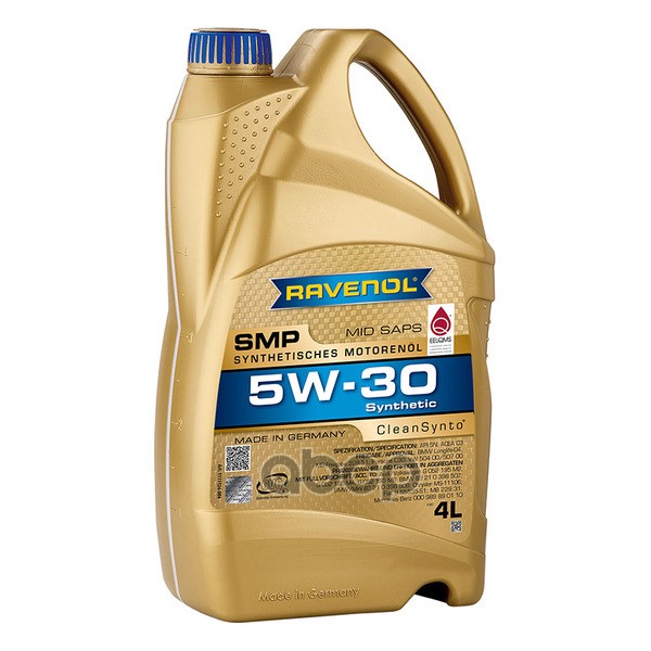 Ravenol Моторное масло RAVENOL SMP 5W-30 4л (111112600401999) 4014835857018