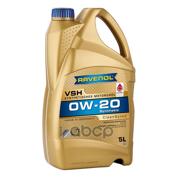 Ravenol Масло моторное VSH SAE 0W-20 (5л)
