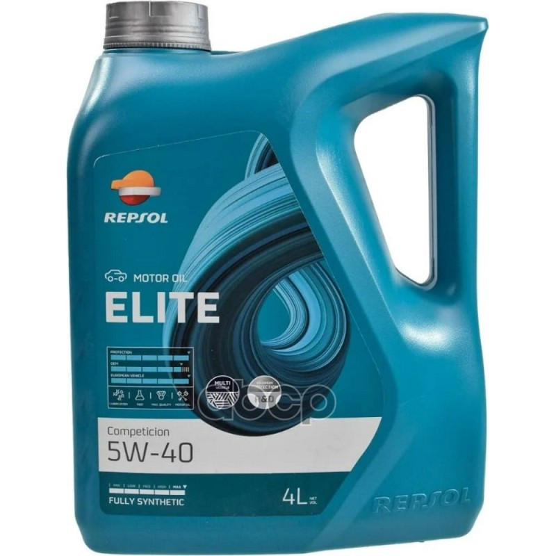 Repsol Масло Моторное Repsol Elite Competicion 5W-40 Синтетическое 4 Л 60255R