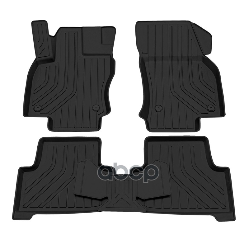 Коврик Салонный Резиновый (Черный) Для Skoda Karoq (20-Н.в.) Ser.s, Rezkon арт. 1030035100