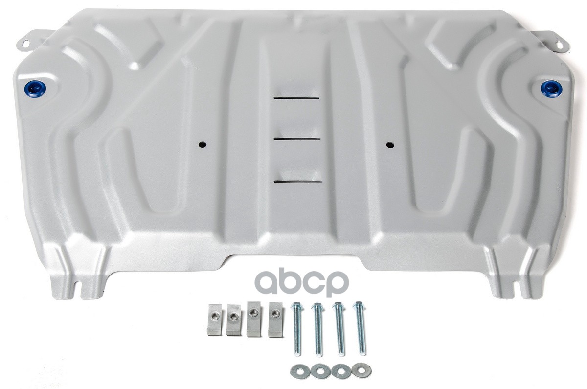 Защита картера двигателя и КПП Lexus, Toyota ES, Camry крепеж в комплекте алюминий 3 мм серый RIVAL 333.9518.2 Rival арт. 333...