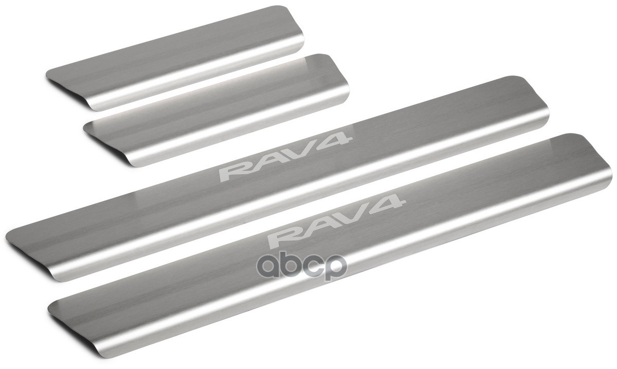 Накладки на пороги RIVAL (4 шт.) Toyota RAV4 (2019-) Rival арт. np.5714.3