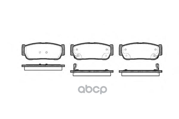 Колодки торм. диск здн Sorento 02- Road house арт. 2106302