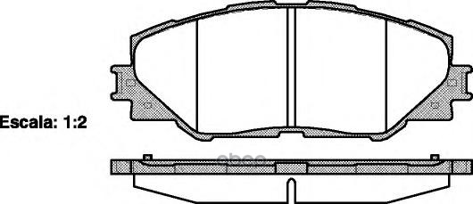 Колодки торм.дисковые Rav 4 III (06-) Road house арт. 2123400