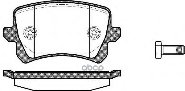 Колодки торм.диск. задн. TIGUAN 1.4 TSi  2.0 TDi  2.0 Tsi Road house арт. 2134200