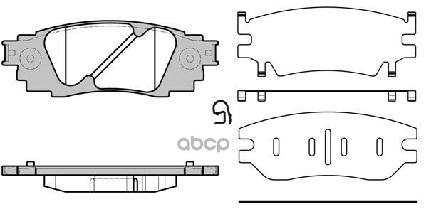 Колодки торм.задн. LEXUS RX (AGL2_  GGL2_) (10/15-) Road house арт. 2163610