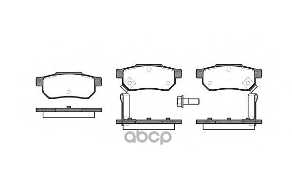 Колодки торм.дисковые Road house арт. 223302