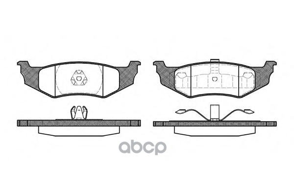 Колодки тормозные дисковые Road house арт. 248240