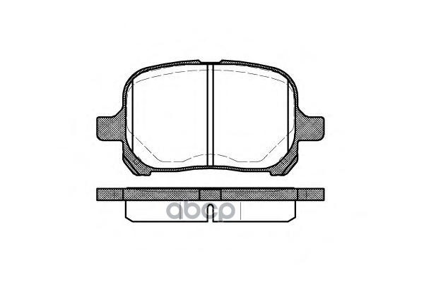 Колодки Торм.дисковые Camry Road house арт. 262100