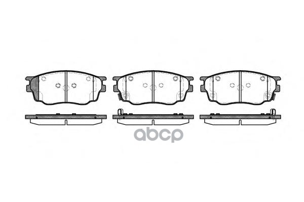 Колодки торм.диск. Mazda 6 (02-) Road house арт. 280022