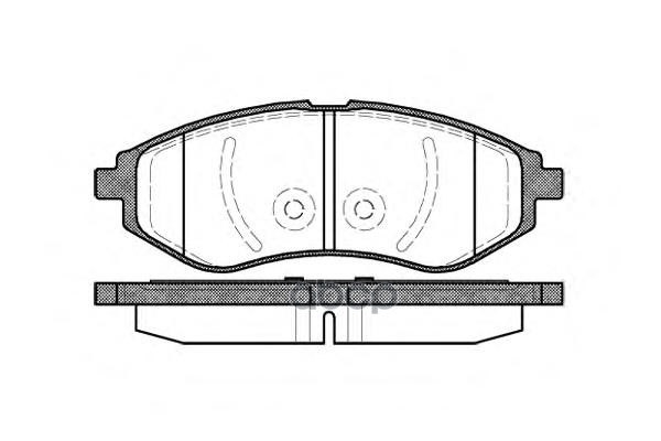 Колодки торм.дисковые пер. Road house арт. 298600