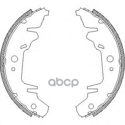 Колодки Торм Бараб. Chrysler Vo  Kia Carn.(01-) Road house арт. 402000