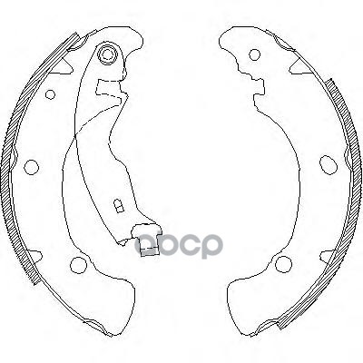 Колодки Торм.барабанные Road house арт. 404100