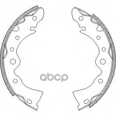 Колодки Торм. Бараб. Ni Bluebird -90 Road house арт. 414400