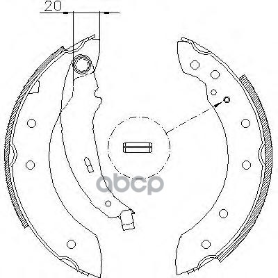 Колодки торм.барабанные Road house арт. 419901