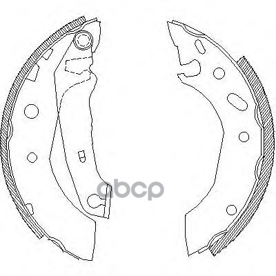 Колодки Торм.барабанные Road house арт. 450701
