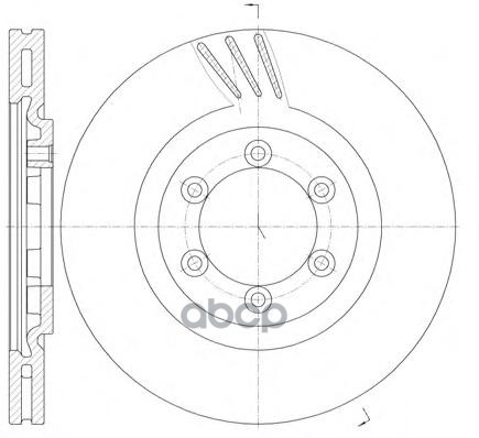 Диск тормозной передний Road house арт. 6100010