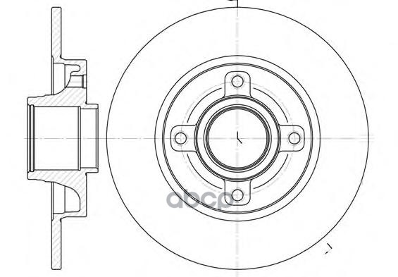 Диск торм. (без подш.) ci C4  pe 307 Road house арт. 6101400