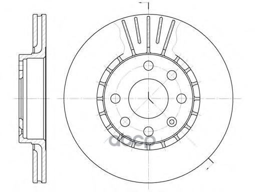 Диск Торм.вент. Astra  Vectra  Tigra Road house арт. 617410